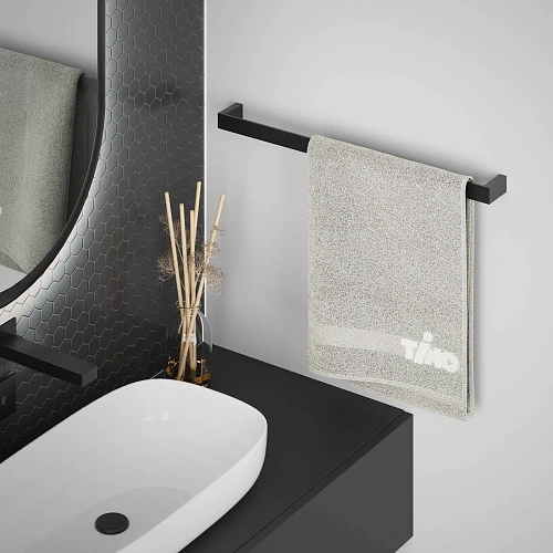 Полотенцедержатель Timo Petruma 15253/03 черный Полотенцедержатель Timo Petruma 15253/03 черный