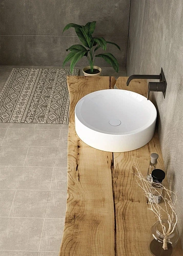 Раковина STWORKI накладная 43 3043-KL белый глянец 559790 Раковина STWORKI накладная 43 3043-KL белый глянец 559790