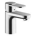 Смеситель для раковины Hansgrohe Vernis S 70 CoolStart, со сливным гарнитуром 71540000, хром Смеситель для раковины Hansgrohe Vernis S 70 CoolStart, со сливным гарнитуром 71540000, хром