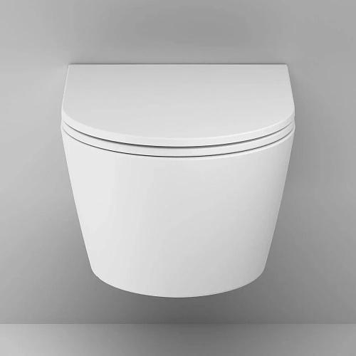Унитаз подвесной AM.PM Func C8F1701MWSC FlashClean с сиденьем микролифт, белый матовый Унитаз подвесной AM.PM Func C8F1701MWSC FlashClean с сиденьем микролифт, белый матовый