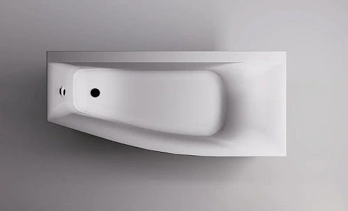 Ванна из искусственного камня Astra-Form Скат Правая 170x75 01010015 Ванна из искусственного камня Astra-Form Скат Правая 170x75 01010015