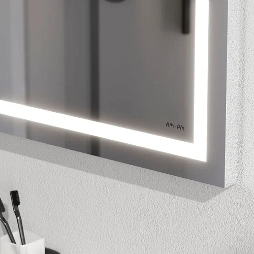 Зеркало AM.PM Gem M91AMOX1001WG с LED-подсветкой, 100 см Зеркало AM.PM Gem M91AMOX1001WG с LED-подсветкой, 100 см