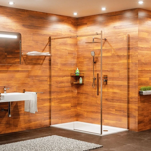 Душевой уголок WasserKRAFT Alme 15R10 хром Душевой уголок WasserKRAFT Alme 15R10 хром