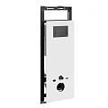 Инсталляция для унитаза WasserKRAFT Salm 27TLT.010.ME.WH.MB03 с клавишей смыва черный Инсталляция для унитаза WasserKRAFT Salm 27TLT.010.ME.WH.MB03 с клавишей смыва черный