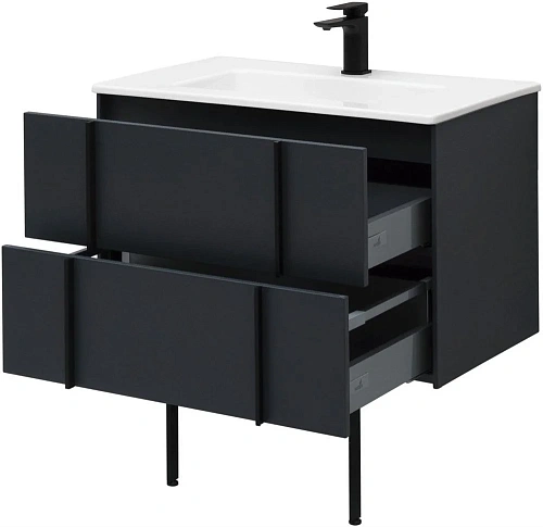 Тумба под раковину Allen Brau Reality 80 1.32005.AM антрацит матовый Тумба под раковину Allen Brau Reality 80 1.32005.AM антрацит матовый
