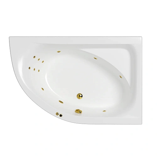 Акриловая ванна WHITECROSS Aquarella 170x110 правая "LINE" золото 0109.170110.100.LINE.GL Акриловая ванна WHITECROSS Aquarella 170x110 правая "LINE" золото 0109.170110.100.LINE.GL