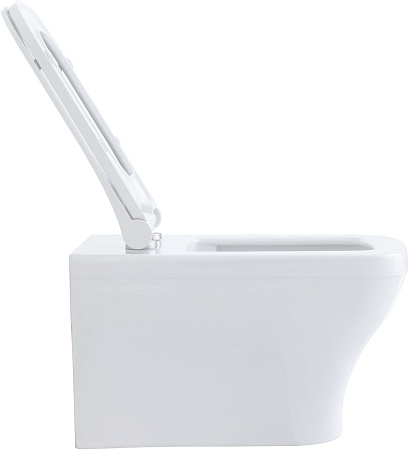 Унитаз подвесной Allen Brau Infinity 4.21011.20 с крышкой, белый глянец