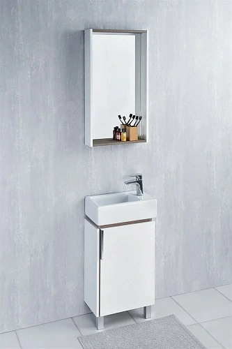 Тумба под раковину Aquaton Бэлла белый, джарра 1A221501BBAZ0 Тумба под раковину Aquaton Бэлла белый, джарра 1A221501BBAZ0