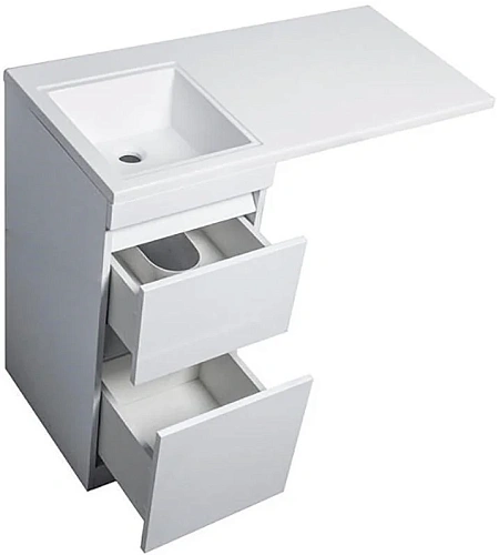 Тумба под раковину Style Line Даллас 100 люкс PLUS эмаль белый СС-00002346 Тумба под раковину Style Line Даллас 100 люкс PLUS эмаль белый СС-00002346