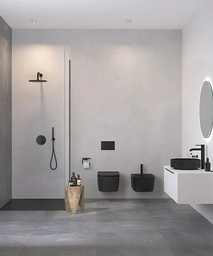 Душевая система Kludi NOVA FONTE 208313915 черный матовый Душевая система Kludi NOVA FONTE 208313915 черный матовый