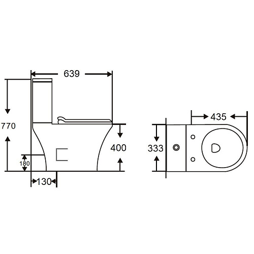 Унитаз напольный Orange C01-000W безободковый, сиденье с микролифтом Унитаз напольный Orange C01-000W безободковый, сиденье с микролифтом