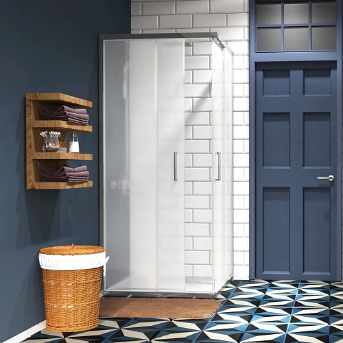 Душевой уголок WasserKRAFT Main 41S03M Matt glass хром Душевой уголок WasserKRAFT Main 41S03M Matt glass хром