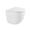 Картинка анонса товара «унитаз приставной belbagno sfera-r bb2141cbr/bb865sc безободковый с сиденьем»