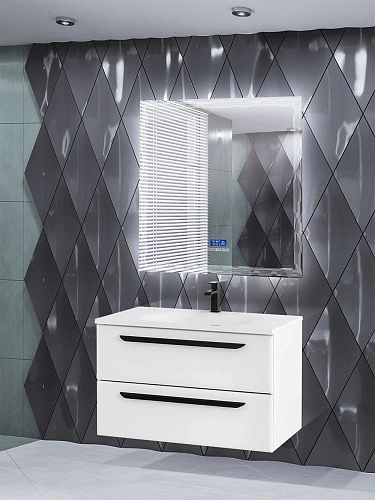 Зеркало CEZARES 90x90 см 45063 с подстветкой, сенсором Touch System, антизапотеванием, радио и датчиком температуры Зеркало CEZARES 90x90 см 45063 с подстветкой, сенсором Touch System, антизапотеванием, радио и датчиком температуры