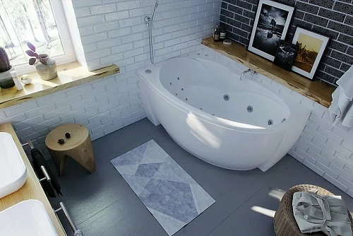 Акриловая ванна Aquatek Бетта 170 левая пустая с фронтальным экраном BET170-0000099 Акриловая ванна Aquatek Бетта 170 левая пустая с фронтальным экраном BET170-0000099