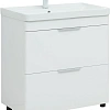 Тумба под раковину Aquanet Ирис new 815 белый глянец (2 ящика) 00310154 Тумба под раковину Aquanet Ирис new 815 белый глянец (2 ящика) 00310154
