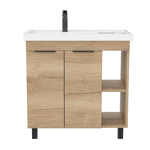 Тумба под раковину Onika Легран 80 см 108063 напольная, дуб галифакс (для Фостер 80 Пр.) Тумба под раковину Onika Легран 80 см 108063 напольная, дуб галифакс (для Фостер 80 Пр.)