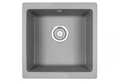 Кухонная мойка Granula 4451, АЛЮМИНИУМ, кварц 450х460 Кухонная мойка Granula 4451, АЛЮМИНИУМ, кварц 450х460