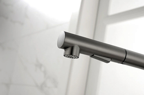 Смеситель для кухни Paulmark NEO вороненая сталь Ne214419-GM Смеситель для кухни Paulmark NEO вороненая сталь Ne214419-GM