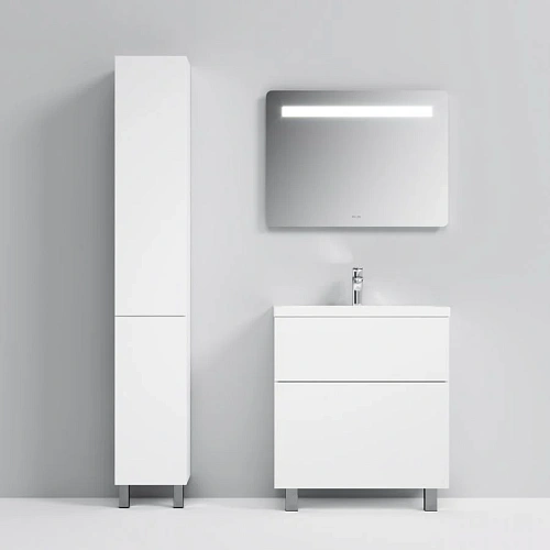 Шкаф-пенал AM.PM Gem M90CSL0306WG напольный, левый, 30 см, push-to-open, белый Шкаф-пенал AM.PM Gem M90CSL0306WG напольный, левый, 30 см, push-to-open, белый