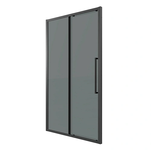 Душевая дверь GROSSMAN Cosmo 100.K33.02.110.21.10 (110x195) черный матовый, стекло тонированное Душевая дверь GROSSMAN Cosmo 100.K33.02.110.21.10 (110x195) черный матовый, стекло тонированное