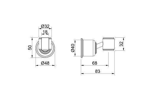 Держатель ручного душа Aquatek КЛАССИК AQ2407CR Хром Держатель ручного душа Aquatek КЛАССИК AQ2407CR Хром