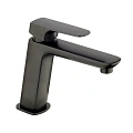 Смеситель для раковины Paini Nove 09PZ211MESR с длинным изливом и донным клапаном, черный матовый Смеситель для раковины Paini Nove 09PZ211MESR с длинным изливом и донным клапаном, черный матовый