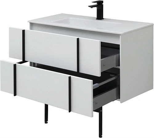 Тумба под раковину Allen Brau Reality 90 1.32006.WM белый матовый Тумба под раковину Allen Brau Reality 90 1.32006.WM белый матовый