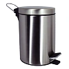 Корзина для мусора WasserKRAFT K-633NICKEL 3L никель Корзина для мусора WasserKRAFT K-633NICKEL 3L никель