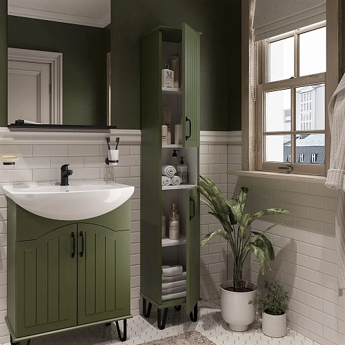 Шкаф-пенал DIWO Сочи 30, зеленый 564001 Шкаф-пенал DIWO Сочи 30, зеленый 564001