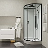 Душевая кабина Parly AMI 900x900 профиль черный, стекло прозрачное Душевая кабина Parly AMI 900x900 профиль черный, стекло прозрачное