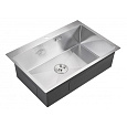 Детальная картинка товара «кухонная мойка milacio denia 750 steel (mc.77500) сталь нержавеющая»