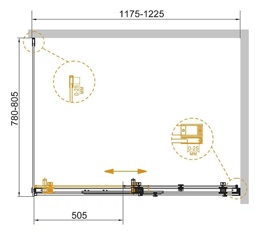 Душевой уголок CEZARES STYLUS-SOFT-AH-1-120/80-C-Cr 120x80см стекло прозрачное, профиль хром Душевой уголок CEZARES STYLUS-SOFT-AH-1-120/80-C-Cr 120x80см стекло прозрачное, профиль хром