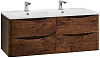 Картинка анонса товара «тумба под раковину vincea roberta 120 r.wood vmc-1r120rw»