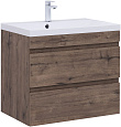 Тумба под раковину Aquanet Нота New 75 дуб веллингтон табак 00334192 подвесная Тумба под раковину Aquanet Нота New 75 дуб веллингтон табак 00334192 подвесная