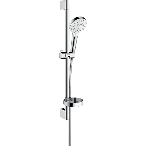 Душевой гарнитур Hansgrohe Crometta Vario и мыльницей Casetta 65 26553400 белый/хром Душевой гарнитур Hansgrohe Crometta Vario и мыльницей Casetta 65 26553400 белый/хром