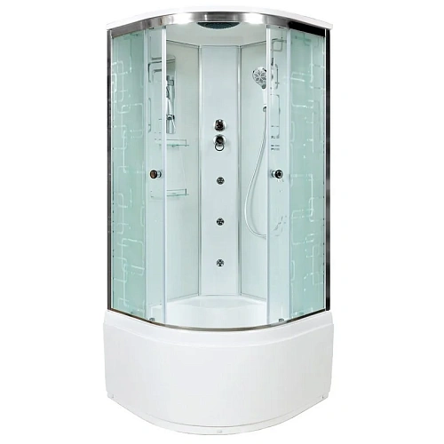 Душевая кабина Dto EM4580 (EM4580GM) 80x80 см с гидромассажем Душевая кабина Dto EM4580 (EM4580GM) 80x80 см с гидромассажем