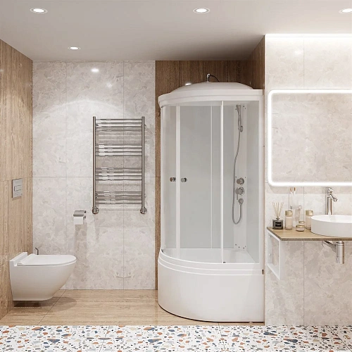 Душевая кабина DIWO Новгород 90х90 глубокий поддон 571070 Душевая кабина DIWO Новгород 90х90 глубокий поддон 571070