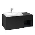 Тумба под раковину Villeroy & Boch Subway 3.0 Volcano Black / Volcano Black C57201VL Тумба под раковину Villeroy & Boch Subway 3.0 Volcano Black / Volcano Black C57201VL