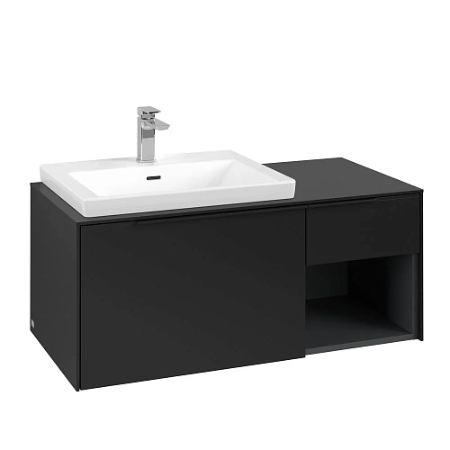 Тумба под раковину Villeroy & Boch Subway 3.0 Volcano Black / Volcano Black C57201VL Тумба под раковину Villeroy & Boch Subway 3.0 Volcano Black / Volcano Black C57201VL