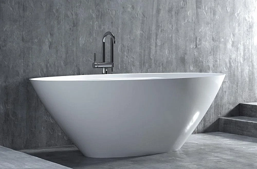 Ванна отдельностоящая Salini DIVA 178x85 102211G из искусственого камня S-Sense Ванна отдельностоящая Salini DIVA 178x85 102211G из искусственого камня S-Sense