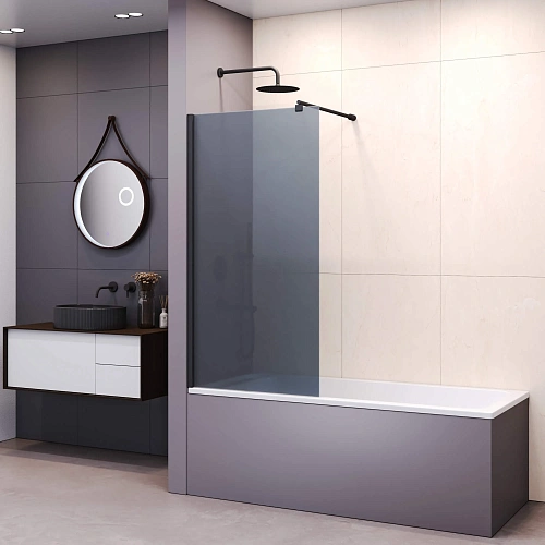 Шторка на ванну RGW Screens SC-050B 900 мм Easy Clean черный Шторка на ванну RGW Screens SC-050B 900 мм Easy Clean черный