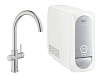 Картинка анонса товара «смеситель для кухни grohe blue home с функциями фильтрации, охлаждения и газирования водопроводной в 31455dc0»