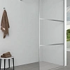 Душевая перегородка Aquanet 100x200 SW-1000CT профиль хром, прозрачное стекло Душевая перегородка Aquanet 100x200 SW-1000CT профиль хром, прозрачное стекло