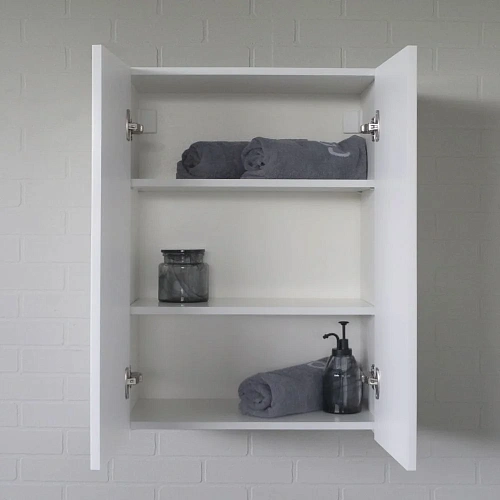 Шкаф Comforty 60 см 00-00017834 универсальный, белый глянец Шкаф Comforty 60 см 00-00017834 универсальный, белый глянец