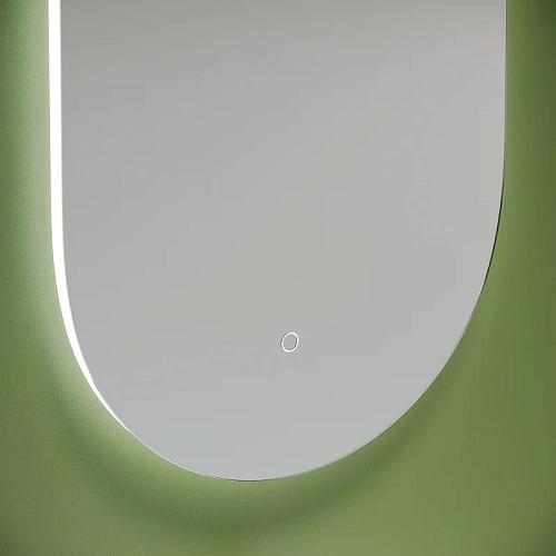 Зеркало Sancos Oval OV45C 450х900 фоновая подсветка с сенсорным управлением Зеркало Sancos Oval OV45C 450х900 фоновая подсветка с сенсорным управлением