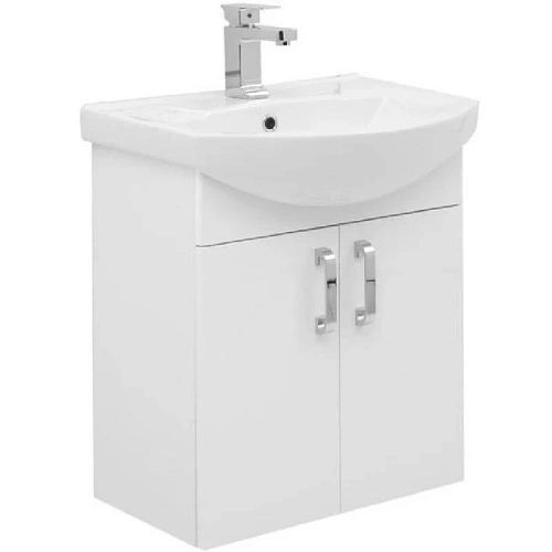 Комплект мебели Aquanet Ирис 60 белый (2 дверцы) 00198813 Комплект мебели Aquanet Ирис 60 белый (2 дверцы) 00198813