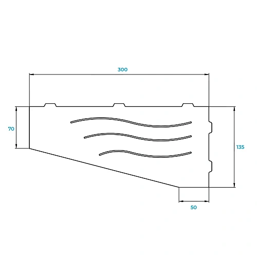 Полка RGW MT-01B 49279901-04 Полка RGW MT-01B 49279901-04
