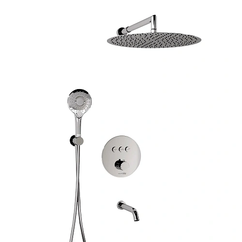 Душевая система WasserKRAFT A175817 встраиваемая хром Душевая система WasserKRAFT A175817 встраиваемая хром