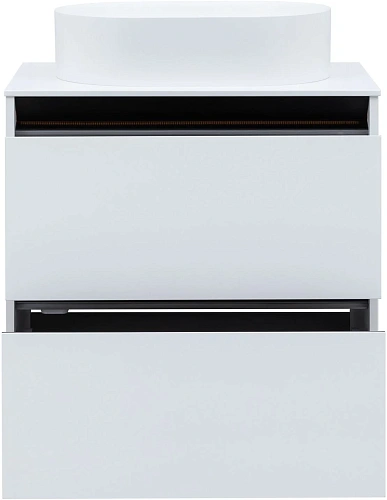 Тумба под раковину Allen Brau Activity 70 1.34003.WM белый матовый/черный брашированный Тумба под раковину Allen Brau Activity 70 1.34003.WM белый матовый/черный брашированный